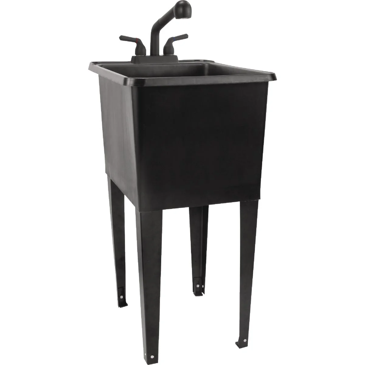 Verified Tehila 16 Gal. Black Narrow Utility Tub Kit Authentic