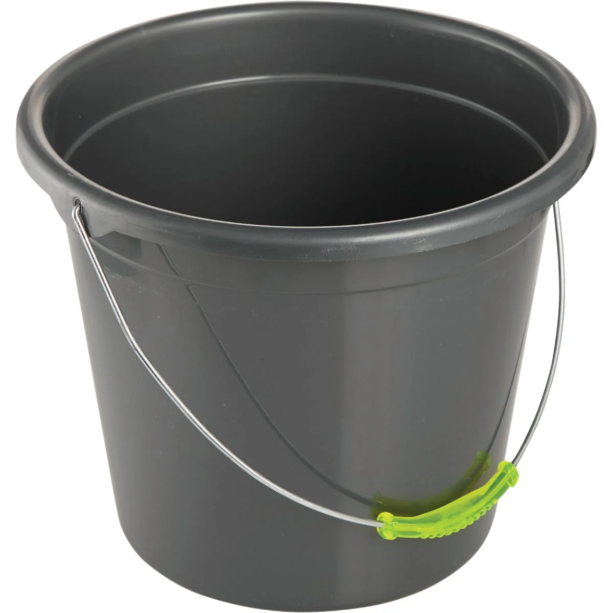 Carefully Designed Smart Savers 10 Qt. Black Poly Bucket Flexible