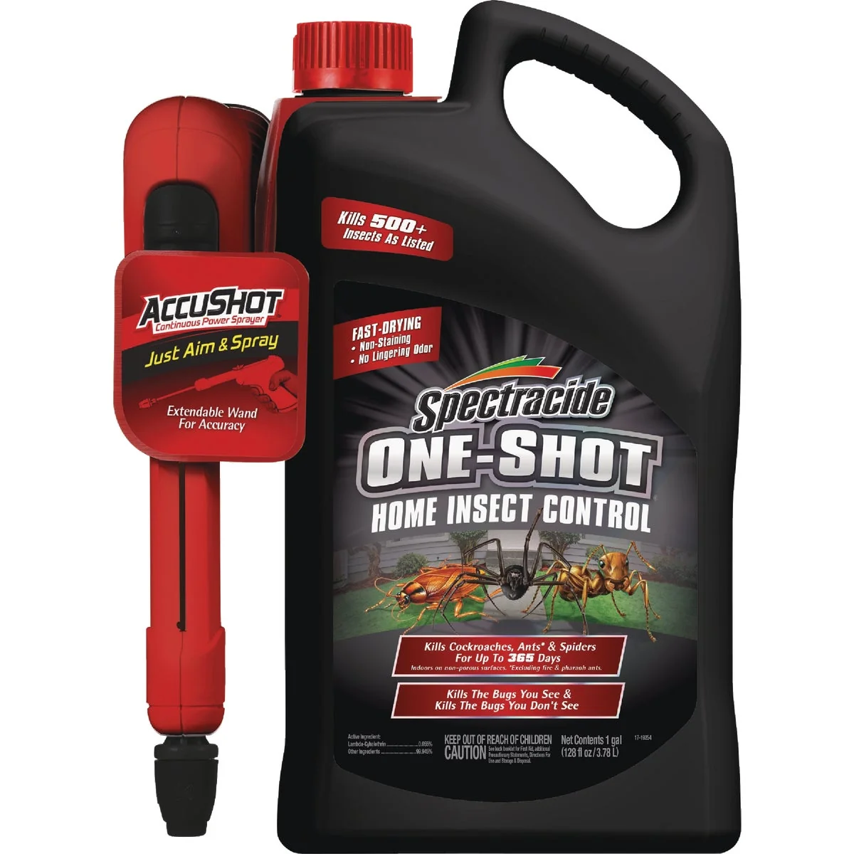 Artisan Spectracide One-Shot Home Insect Control 1 Gal. Ready To Use Insecticide With AccuShot Sprayer High-Performance