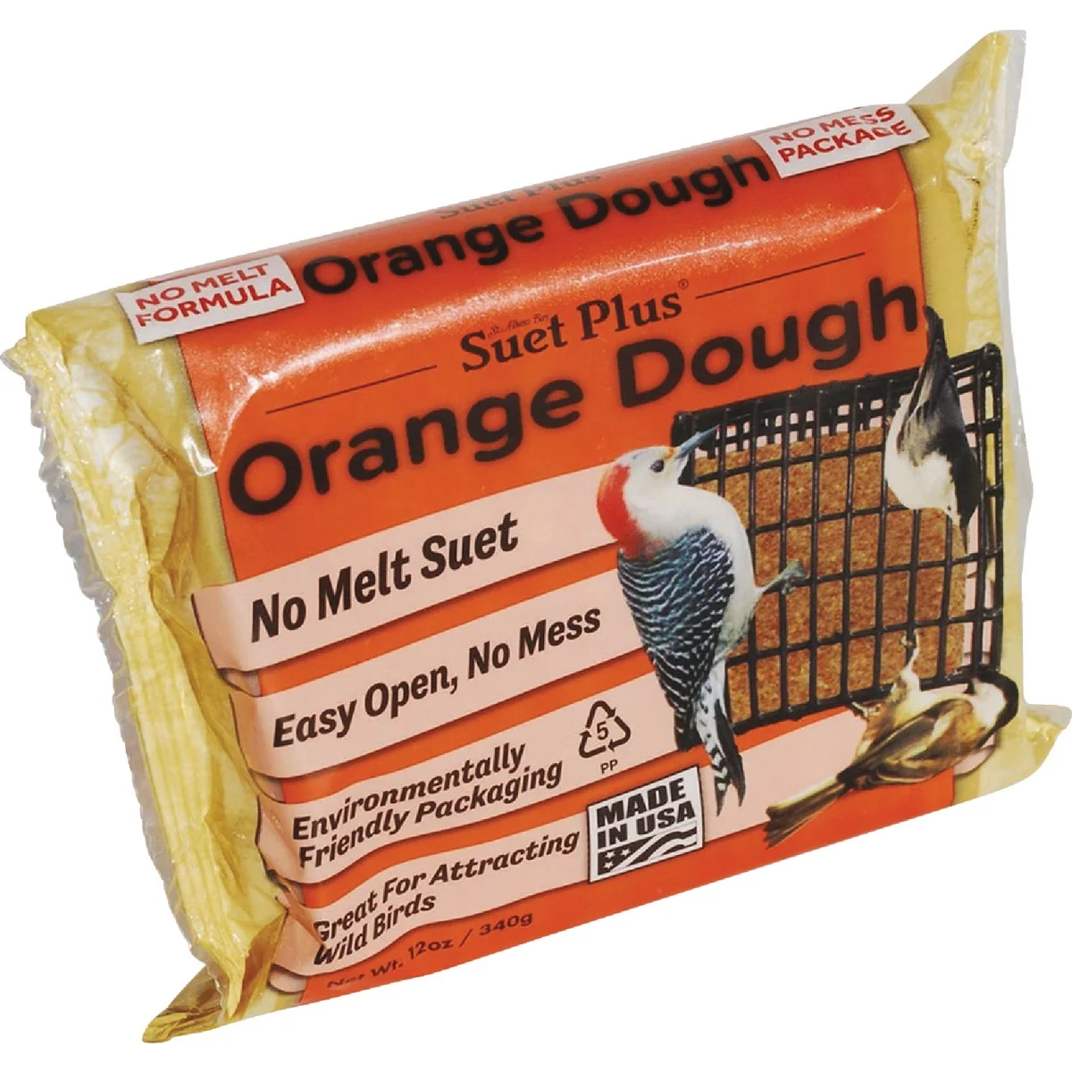 Effective Suet Plus 12 Oz. Orange Suet Dough Fast