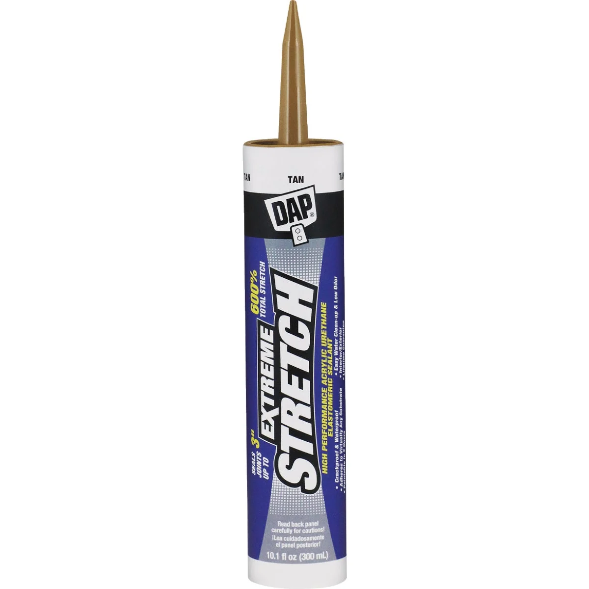Comfortable Dap Extreme Stretch 10.1 Oz. Tan Acrylic Urethane Premium Elastomeric Sealant Verified