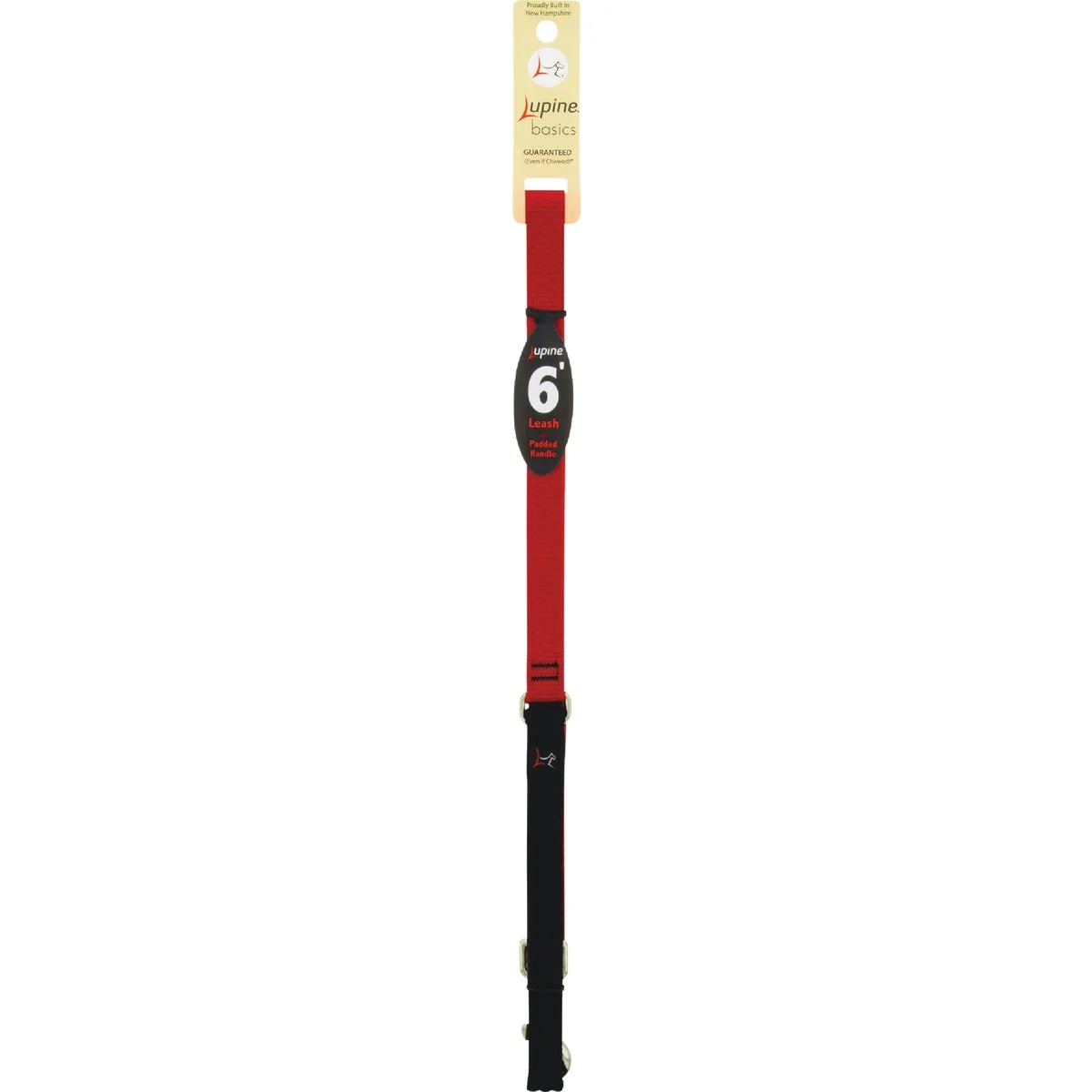 Advanced Lupine 3 4 In. x 6 Ft. Red Dog Leash Verified