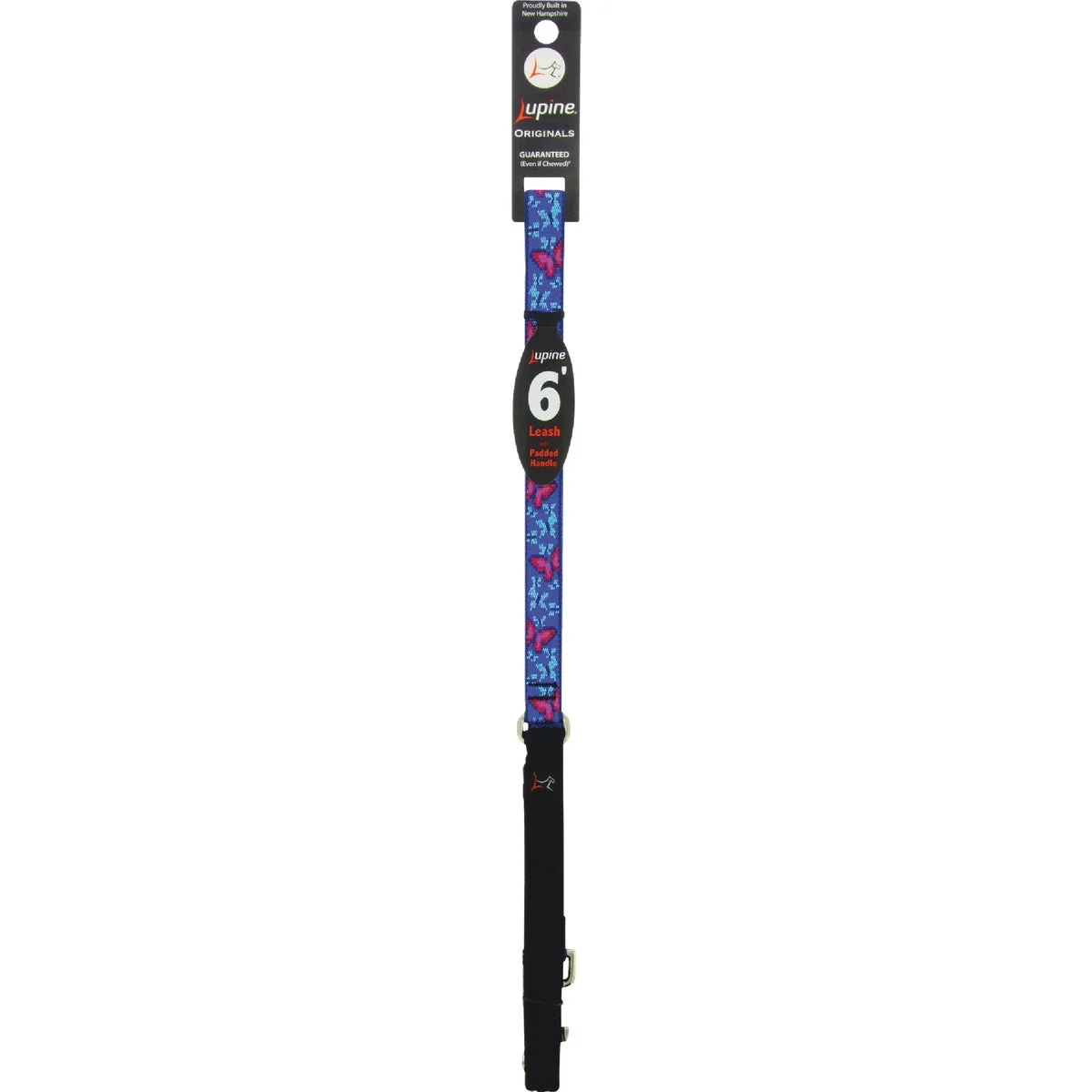 Carefully Designed Lupine 3 4 In. x 6 Ft. Social Butterfly Dog Leash Excellent
