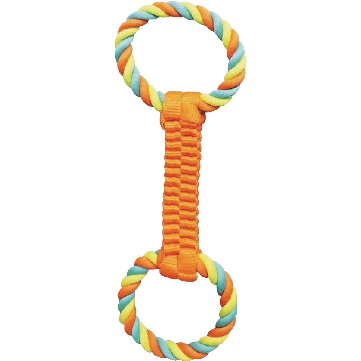 Detailed Boss Pet Chomper Balistic Weave with Rope Tug Dog Toy Exclusive