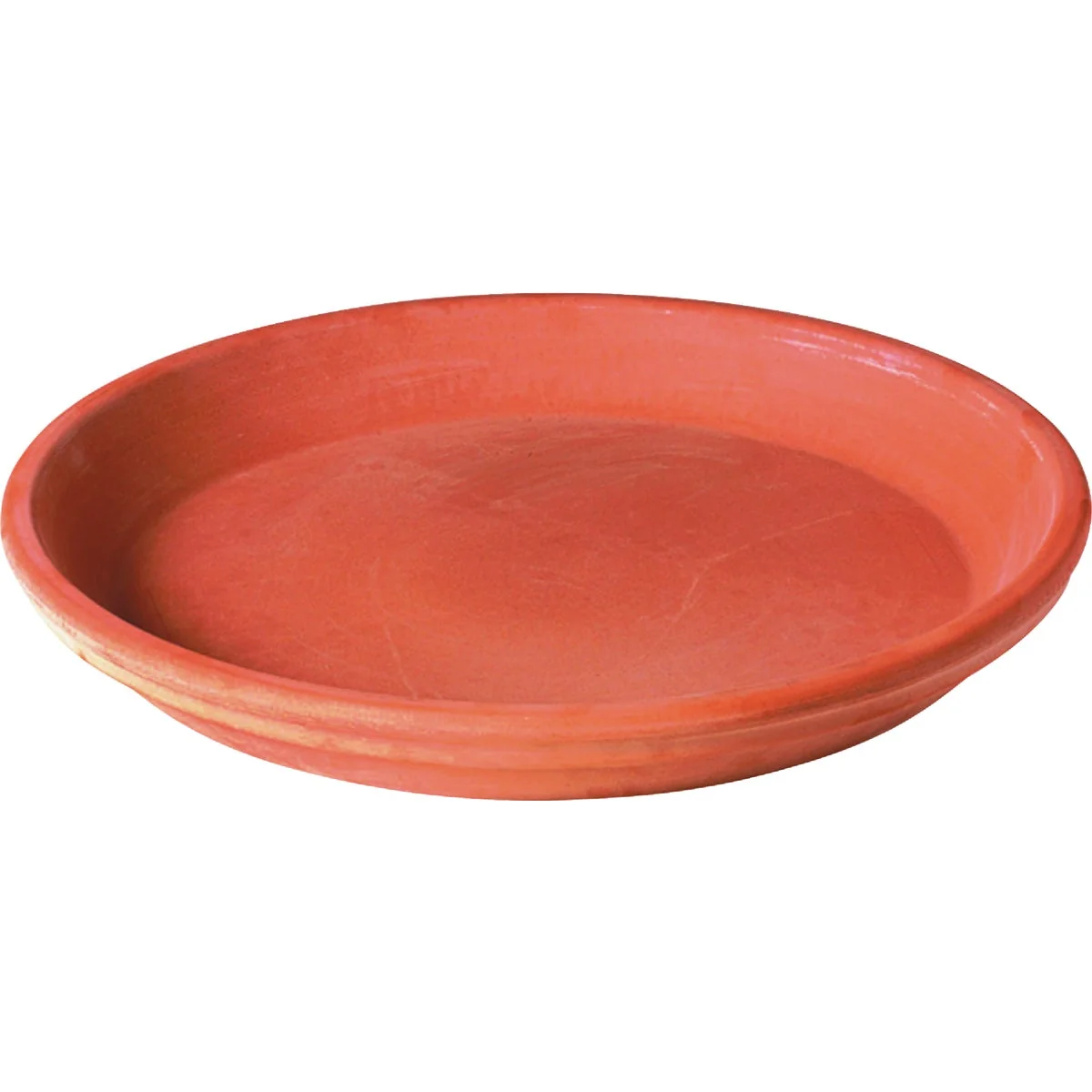 Reliable Deroma 2 In. Red Terra Cotta Clay Standard Saucer Enhanced