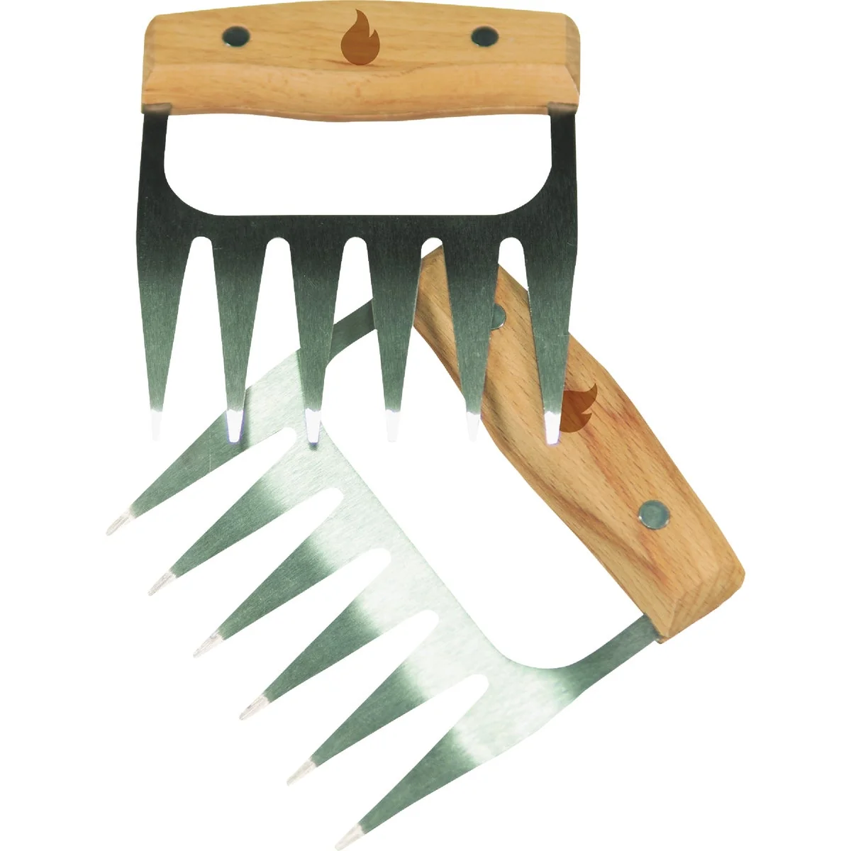 Superior Drip EZ Pork Pullers Solid wood with Stainless steel Natural