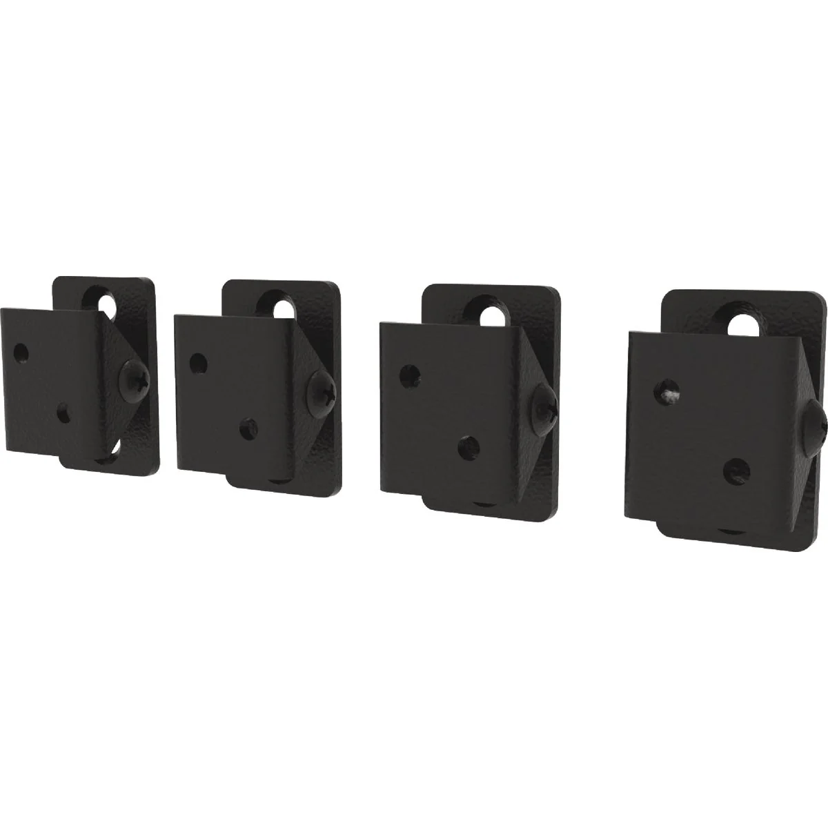 Organic Fortress Building Products Fe26 Black Sand Steel Angle Adapter 4-Piece Trusted