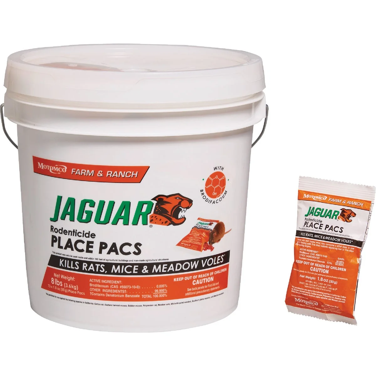 Practical Jaguar 8 Lb. Rats Mice Meadow Voles Place Pacs Casual