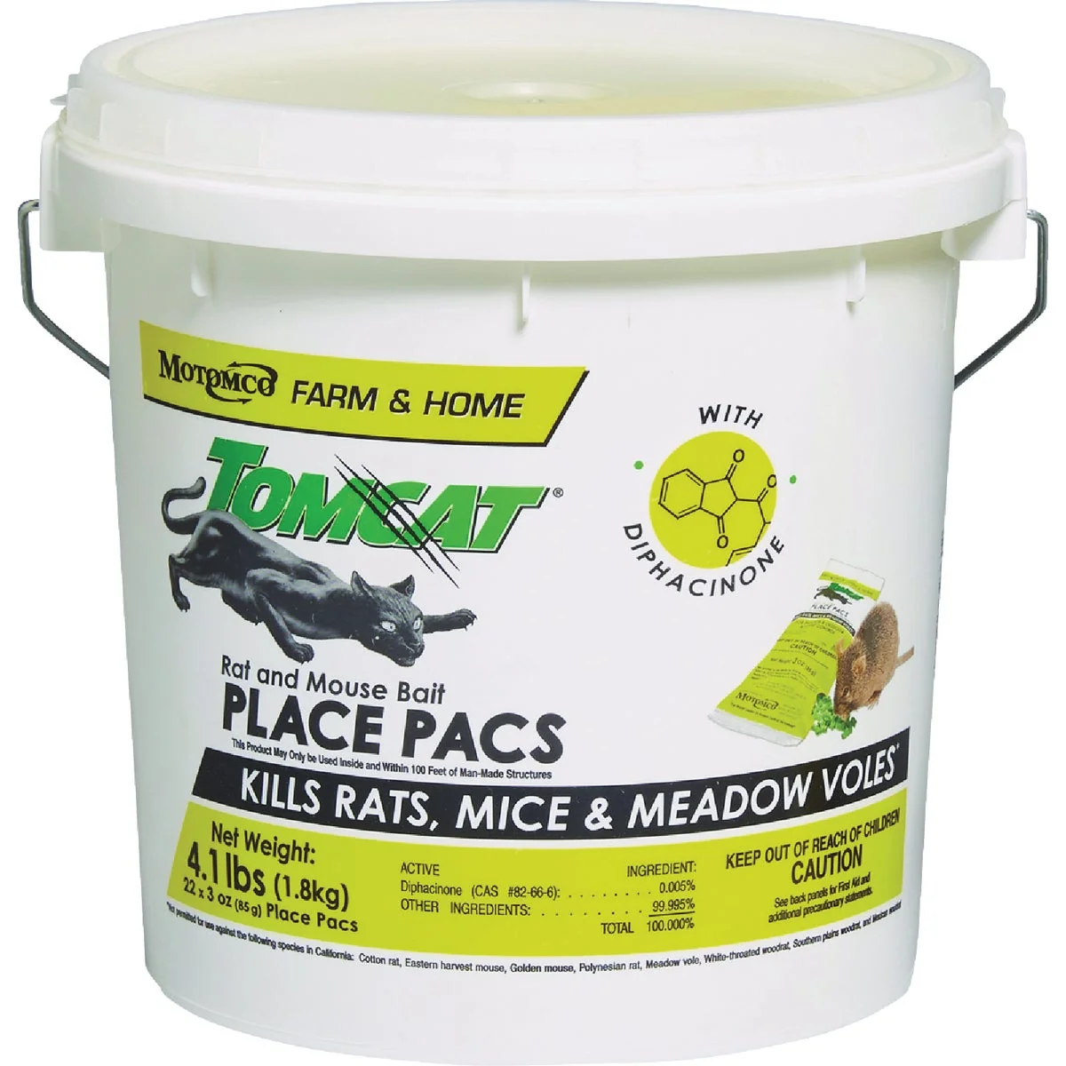 Exclusive Tomcat 3 Oz. Rat Mouse Bait Place Pacs 22-Pack Premium