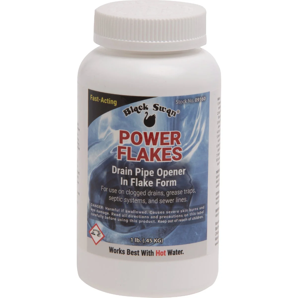 Fine Black Swan Power Flakes Drain Pipe Opener 1 Lb. Versatile