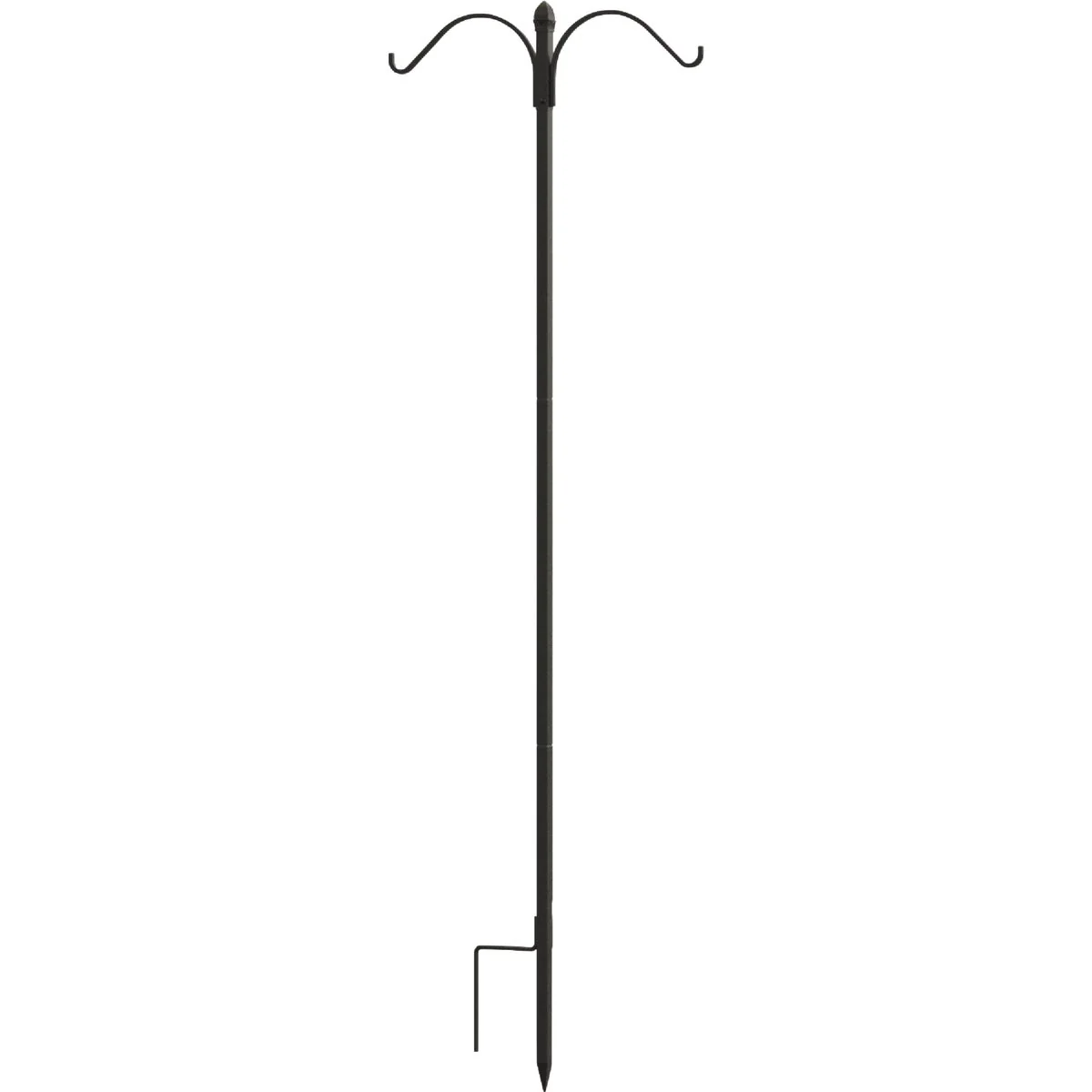 Specialty Panacea 84 In. Black Powder Coated Steel Double Shepherd Hook Next-Generation