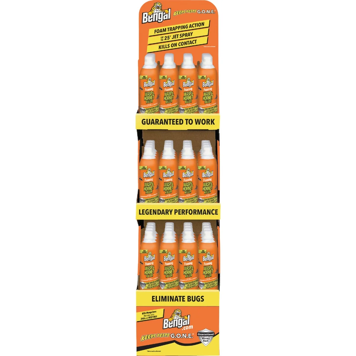 Innovative Bengal 16 Oz. Foaming Wasp Hornet Killer Display Authentic