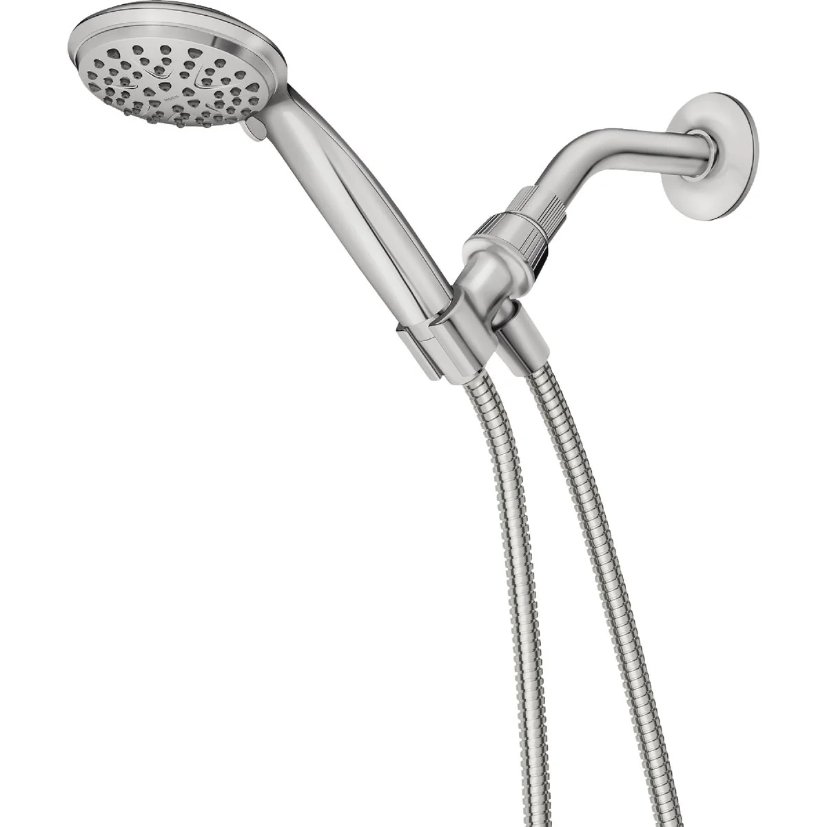 World-Class Moen Chrome 6-Function 4 In. Dia. Spray Head Handheld Shower Smart