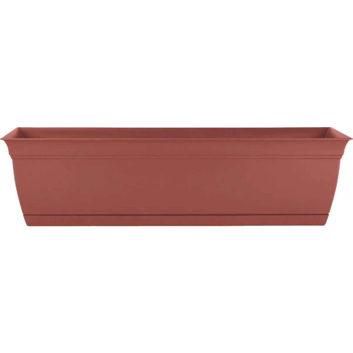 Casual HC Companies Eclipse 24 In. Clay Window Box Refined