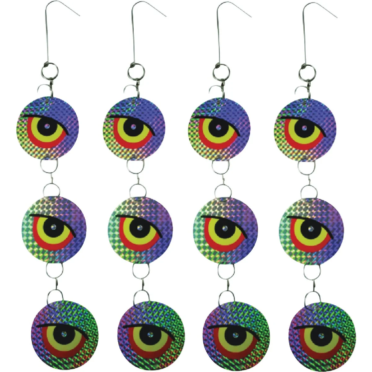 Enhanced Dalen Guard’N Eye Reflective Hanging Discs 4-Pack Clean