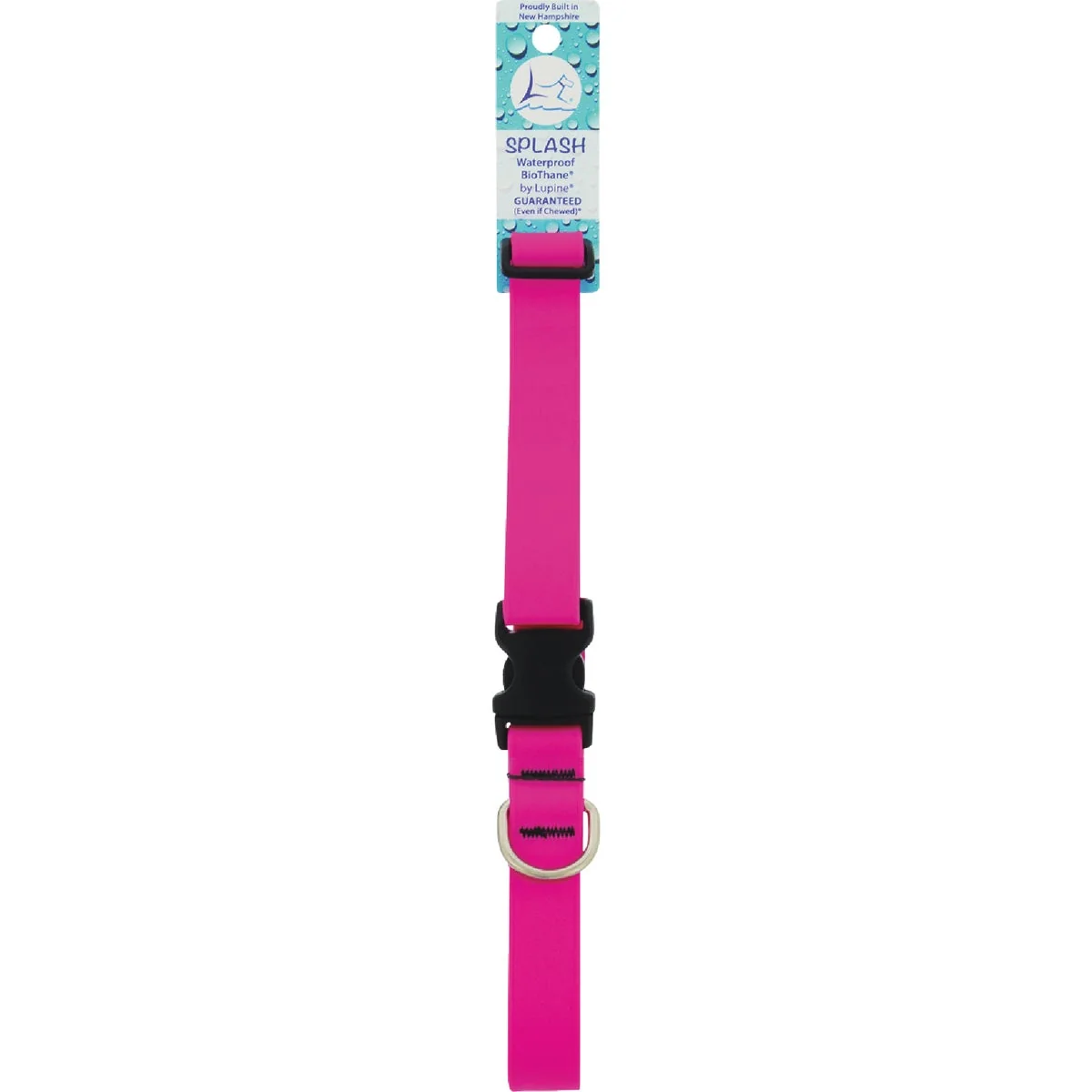 Environmentally Friendly Lupine 1 In. Neon Pink 16 to 28 In. Adjustable Collar Sophisticated