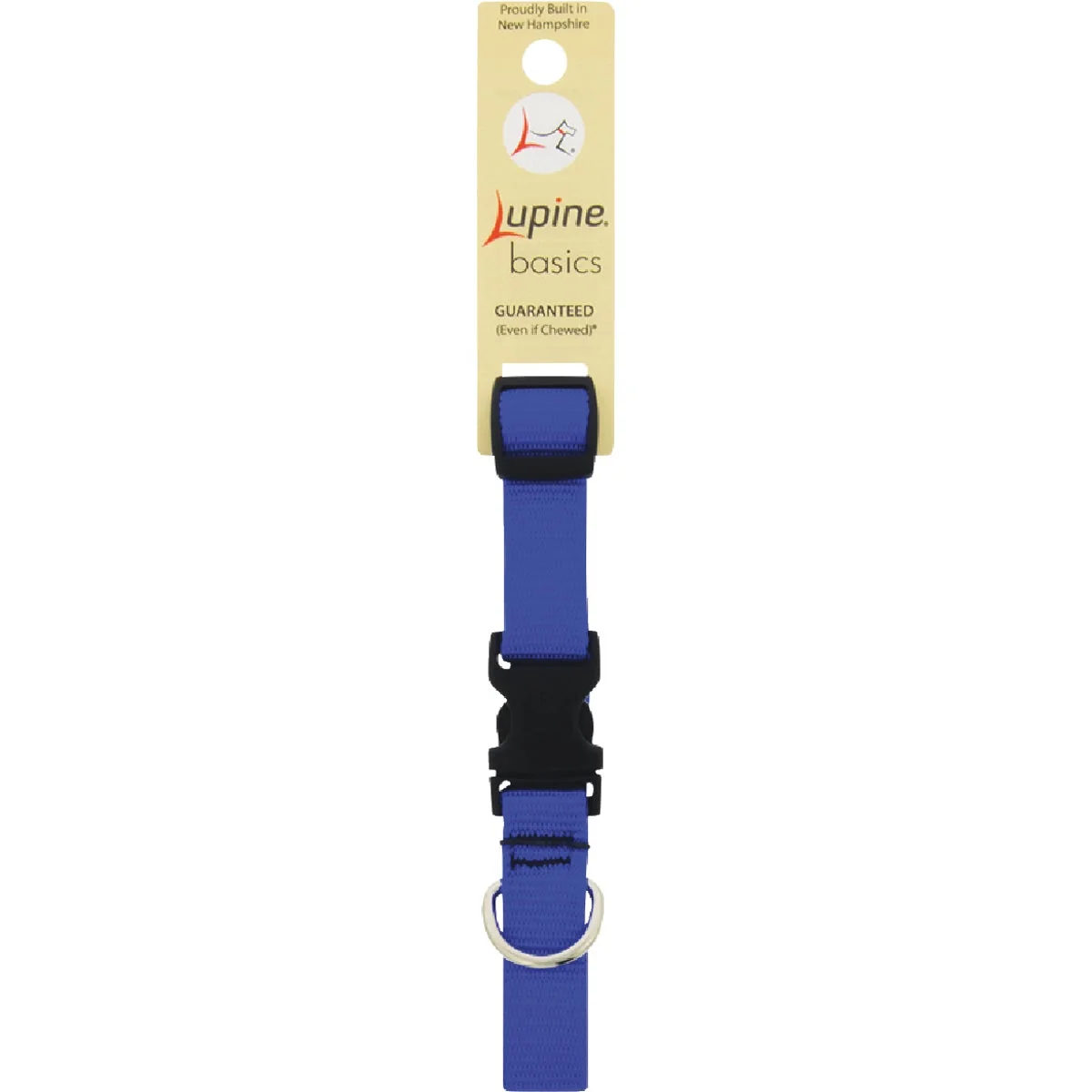 Authentic Lupine 3 4 In. Blue 9 to 14 In. Adjustable Collar Efficient