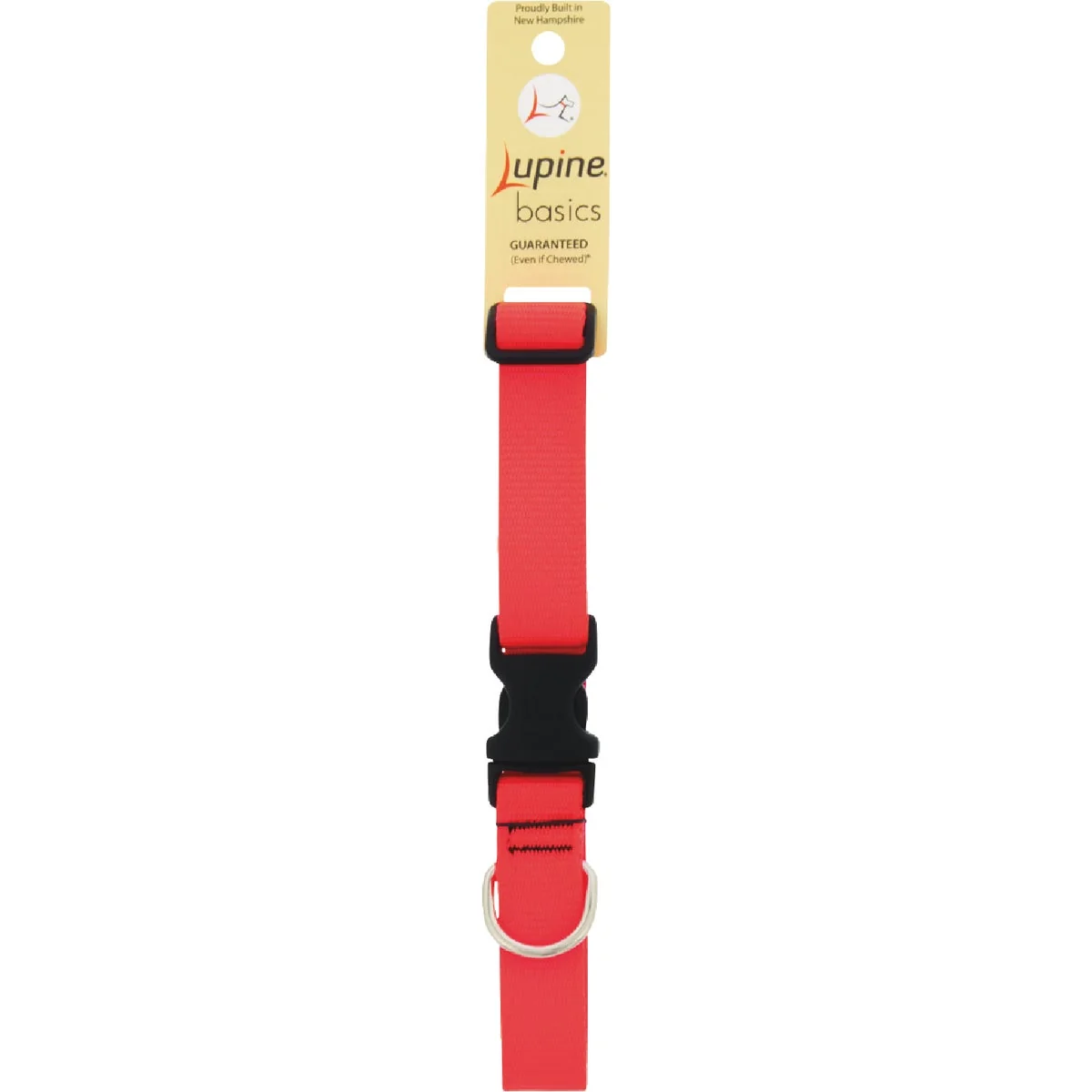 Original Lupine 1 In. Blaze Orange 12 to 20 In. Adjustable Collar Environmentally Friendly