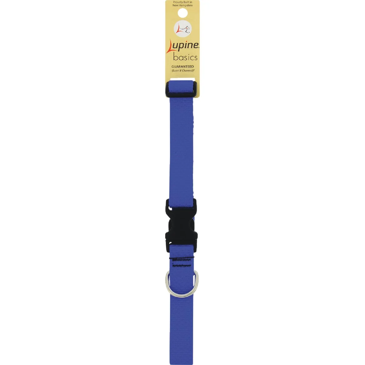 Clean Lupine 1 In. Blue 16 to 28 In. Adjustable Collar Environmentally Friendly