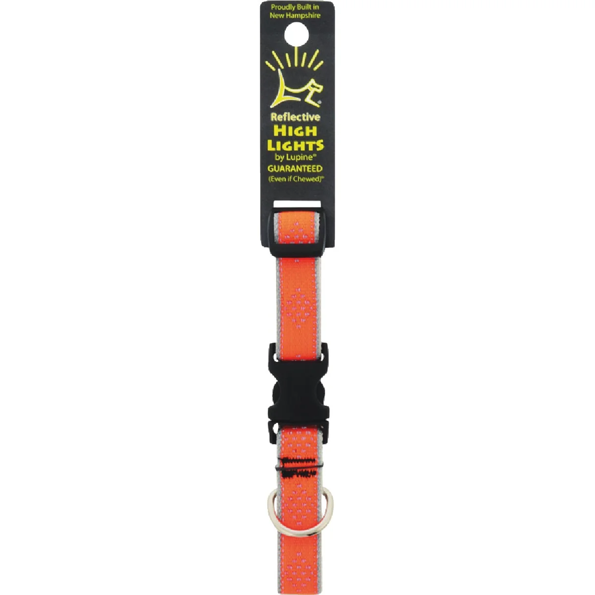 Professional Lupine HL 3 4 In. Orange Diamond 9 to 14 In. Adjustable Collar Artisan