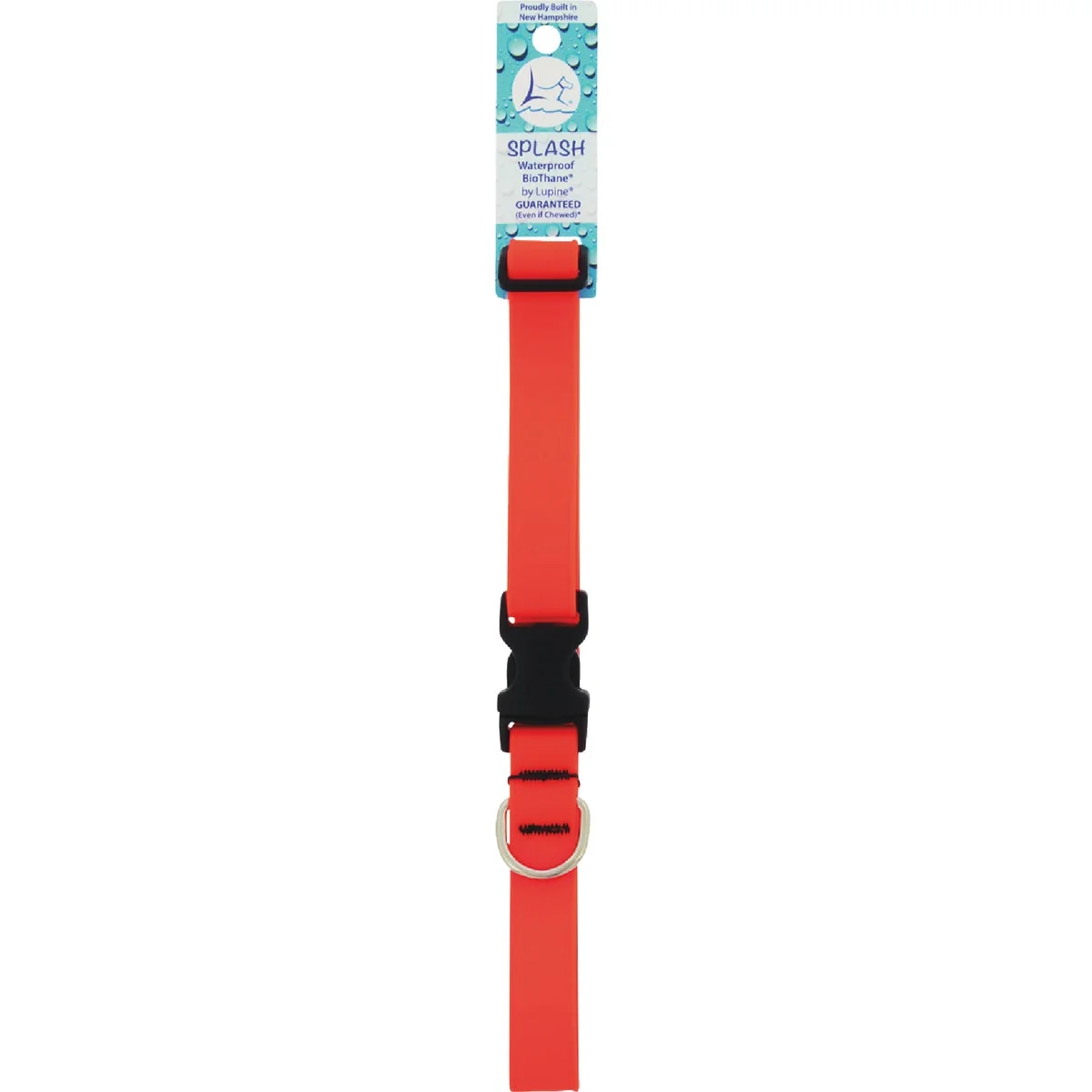 Easy-to-Use Lupine 1 In. Neon Orange 16 to 28 In. Adjustable Collar Verified