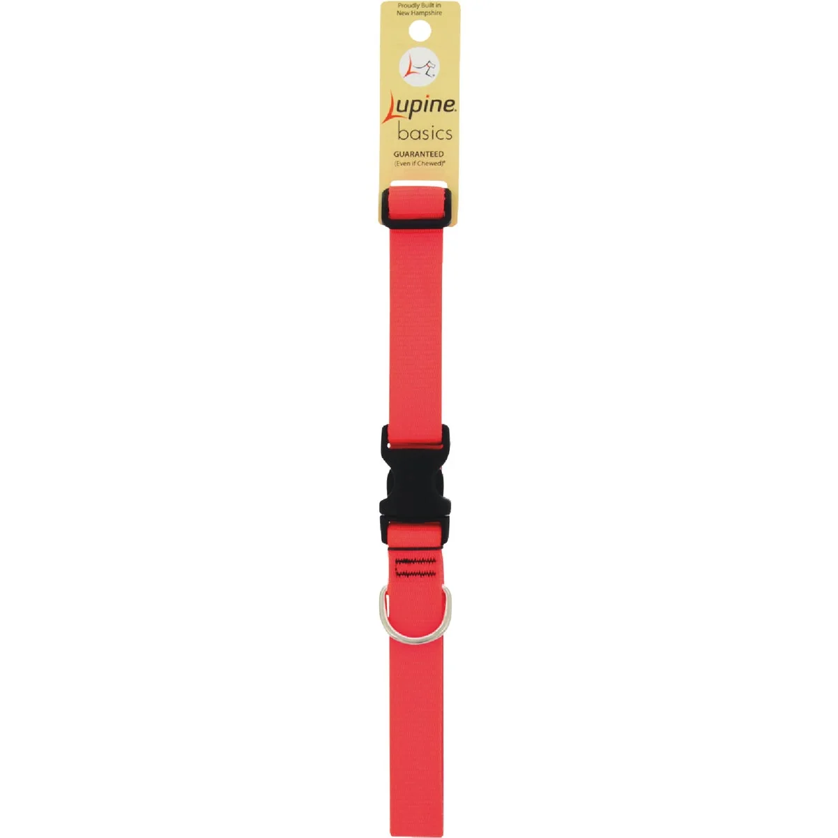 Quality Lupine 1 In. Blaze Orange 16 to 28 In.Adjustable Collar Pure