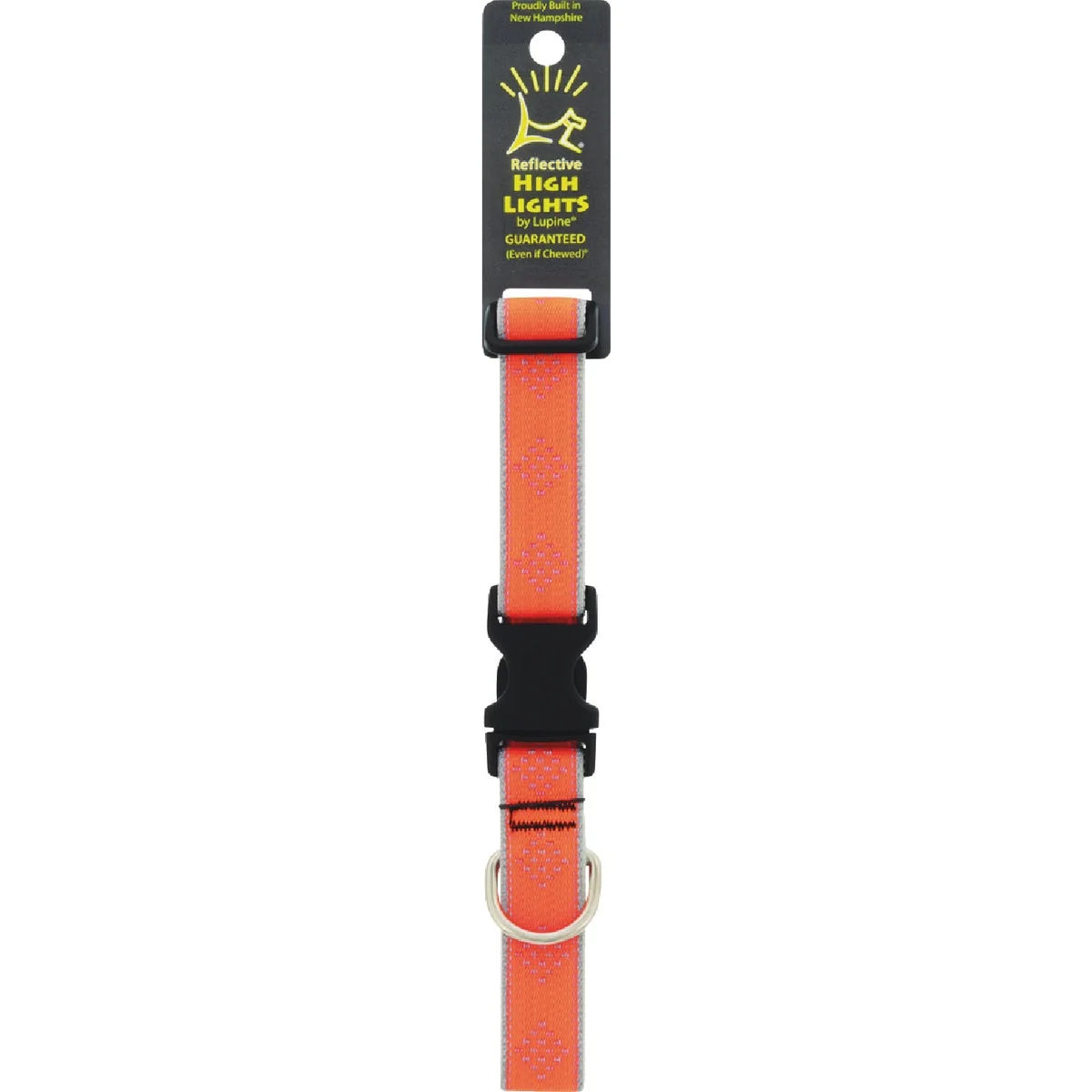 Dependable Lupine HL 1 In. Orange Diamond 12 to 20 In. Adjustable Collar Flexible