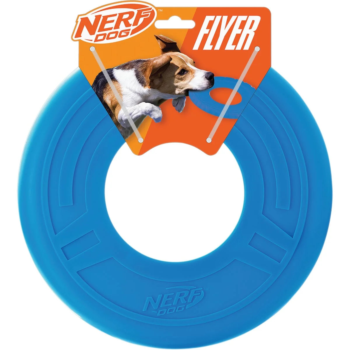 World-Class Nerf Dog 10 In. TPR Tire Flyer Dog Toy Elegant
