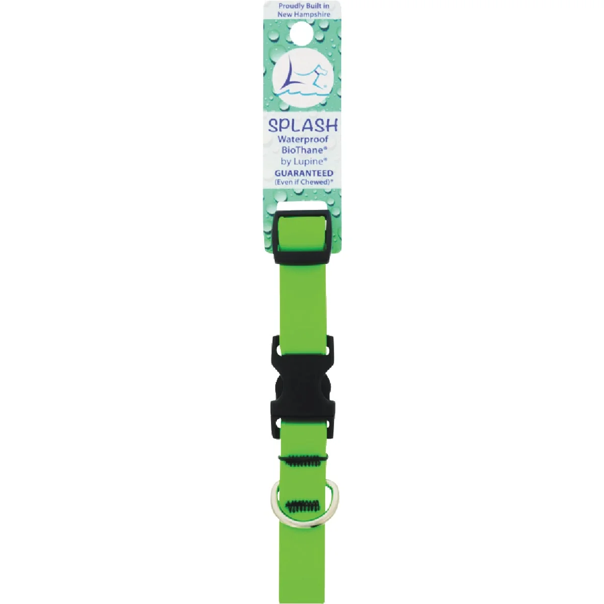 Fine Lupine 3 4 In. Neon Green 9 to 14 In. Adjustable Collar Proven
