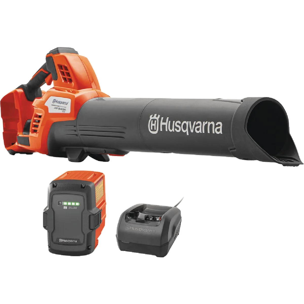 Classic Husqvarna 350iB Leaf Blaster Battery Blower Kit Contemporary
