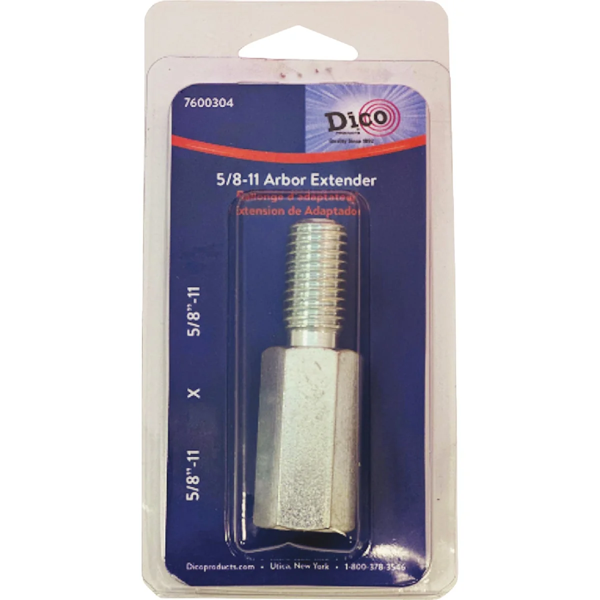 Solid Dico 5 8 In.-11 x 5 8 In.-11 Angle Grinder Arbor Extender Quality
