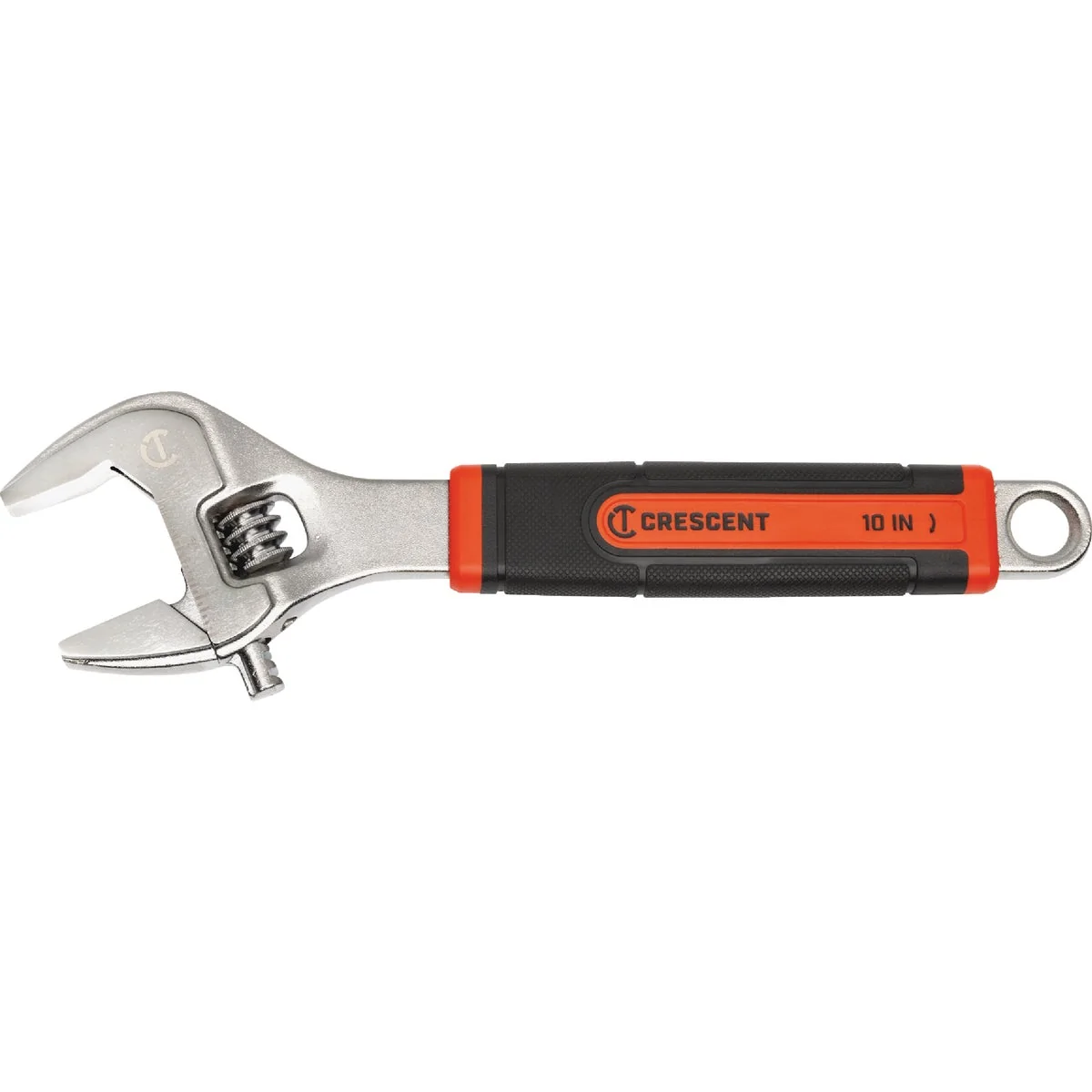 Detailed Crescent 10 In. Comfort Grip Adjustable Wrench with Quick-Fit-Jaw Innovative