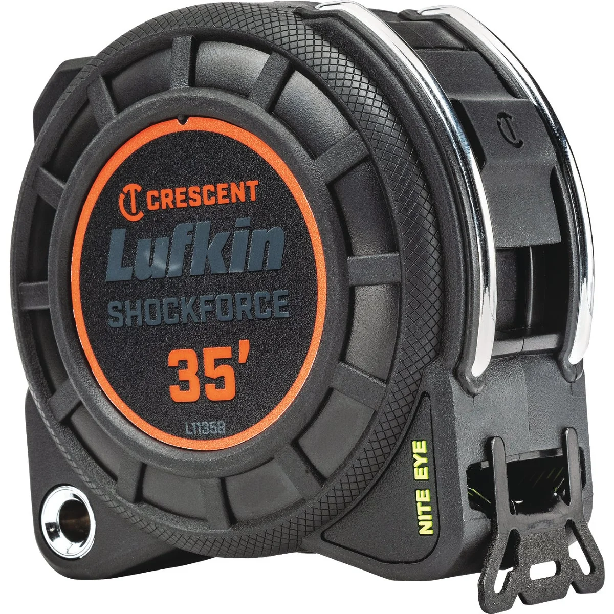 Refined Crescent Lufkin Shockforce Nite Eye 1-3 16 In. x 35 Ft. G1 Dual Sided Tape Measure Modern