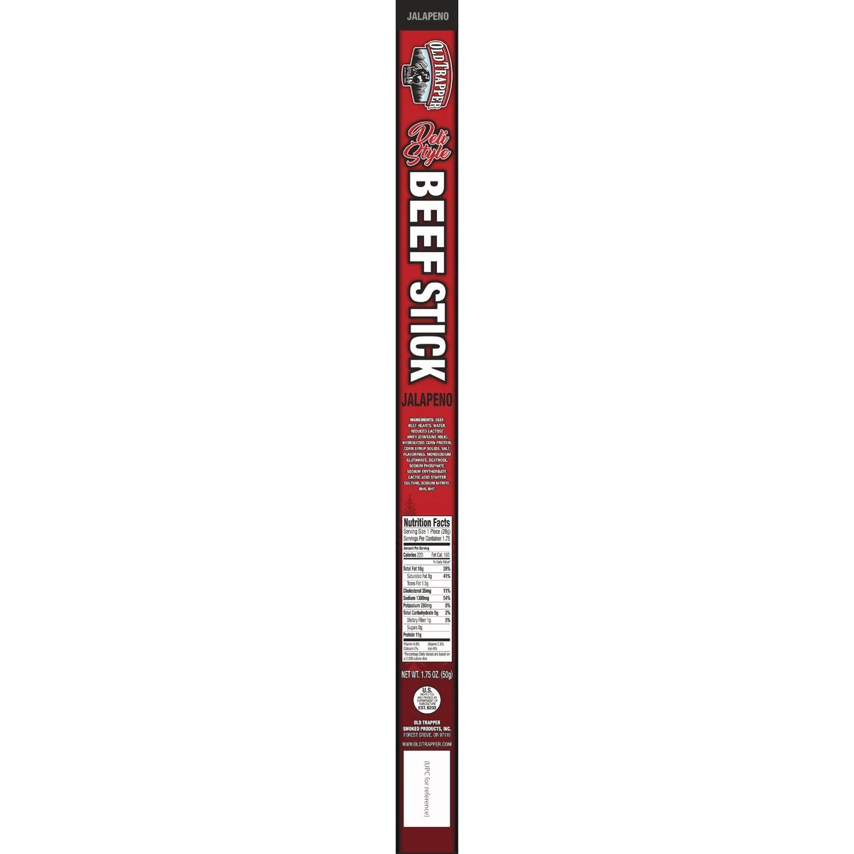 Genuine Old Traper Jalapeno Individual Deli Stick Quality