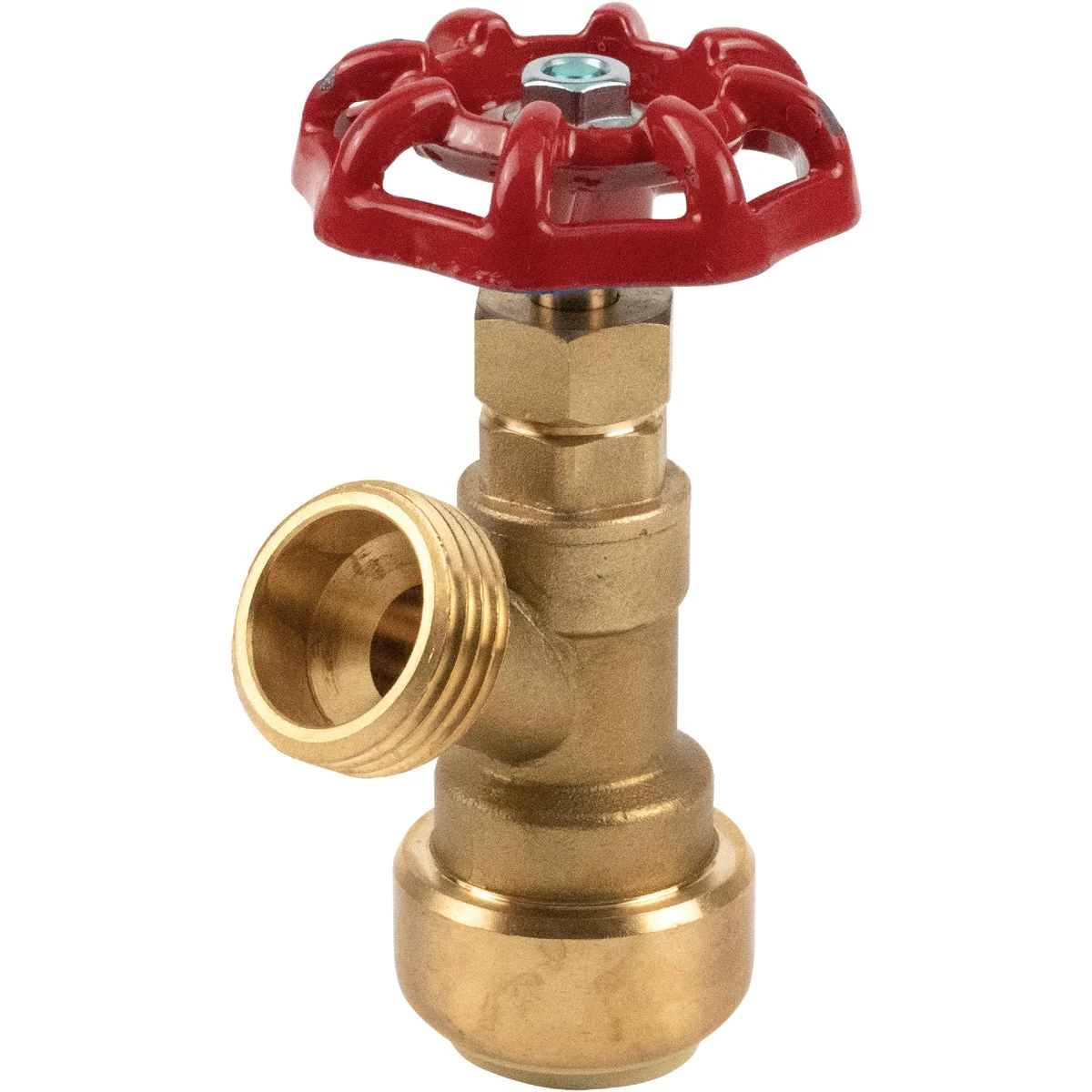 Elite ProLine 1 2 In. PF x 3 4 In. MHT Brass Push Fit Boiler Drain Long-Lasting