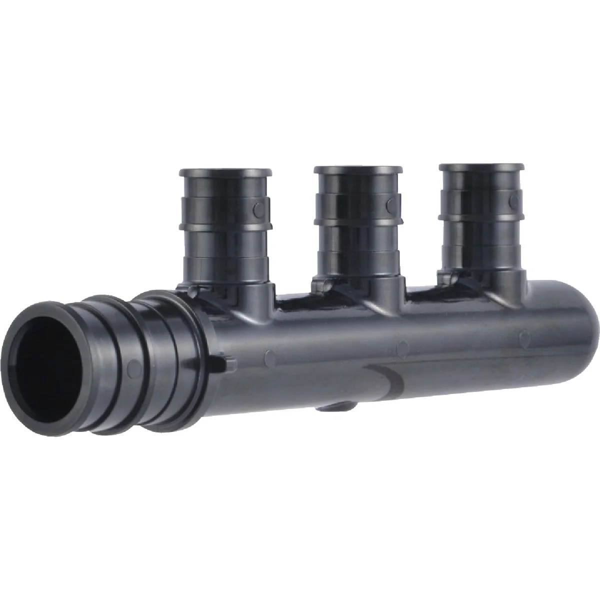 Pure SharkBite 3 4 In. Closed Trunk x 1 2 In. Branches Poly PEX-A 3-Branch Multi Port Tee Fitting Powerful