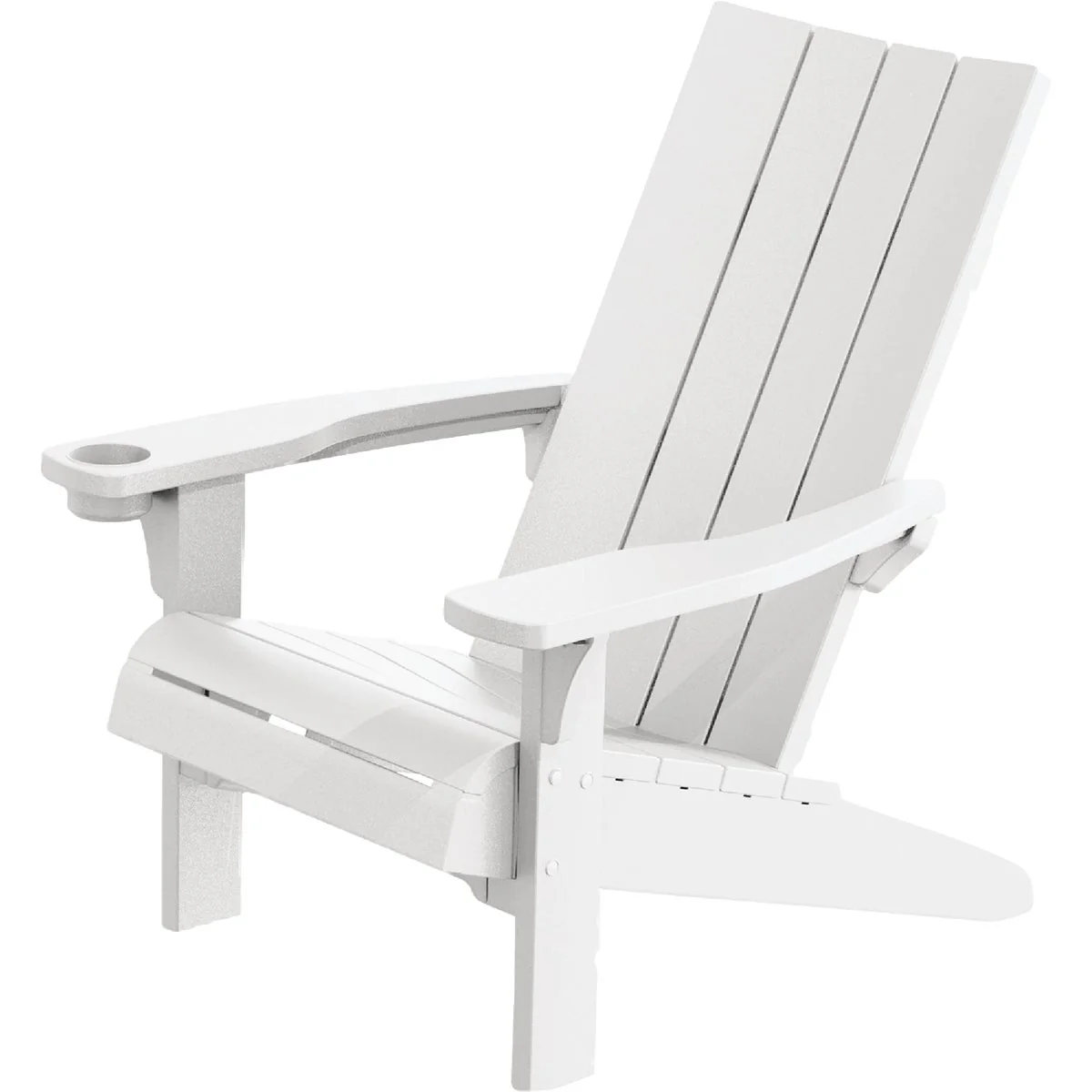 Smart Adams Keter White Resin Modern Adirondack Chair Quality