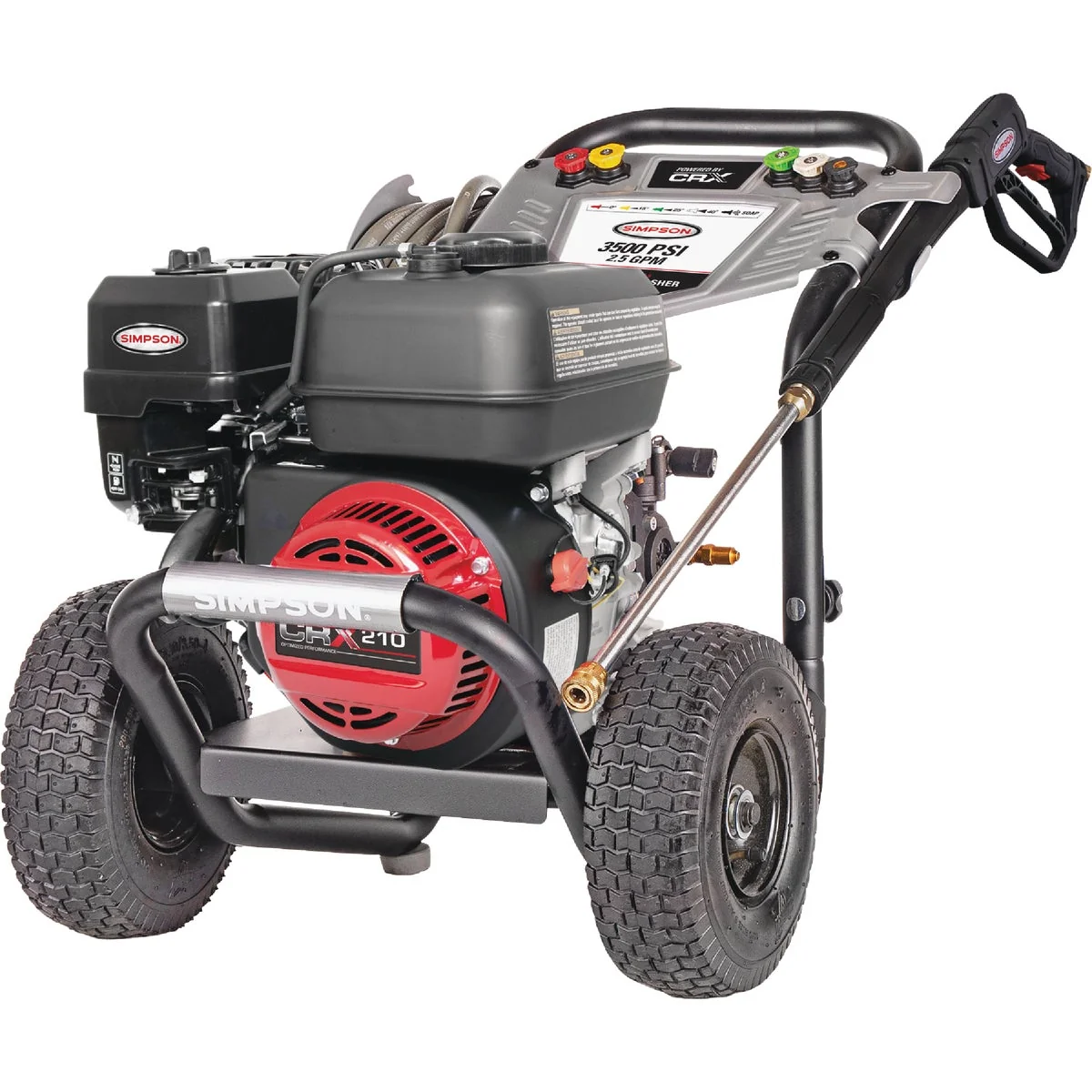 Safe Simpson PowerShot 3500 psi 2.5 GPM Cold Water Professional Gas Pressure Washer Relaxed