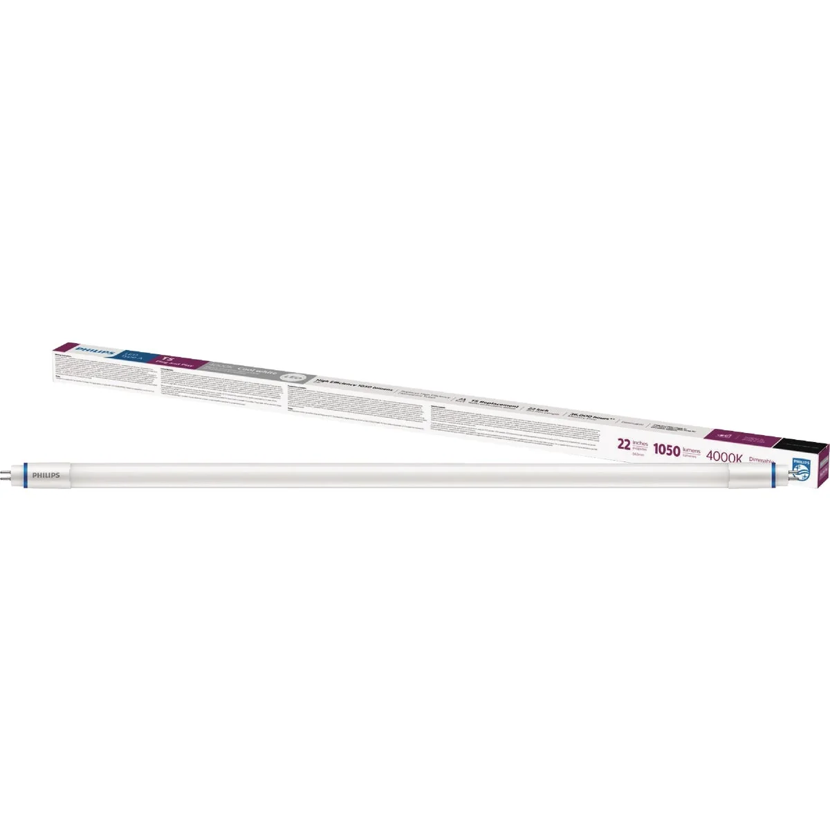 Effective Philips 14W Equivalent 21 In. Cool White T5 Tube G5 Base LED Light Bulb First-Class