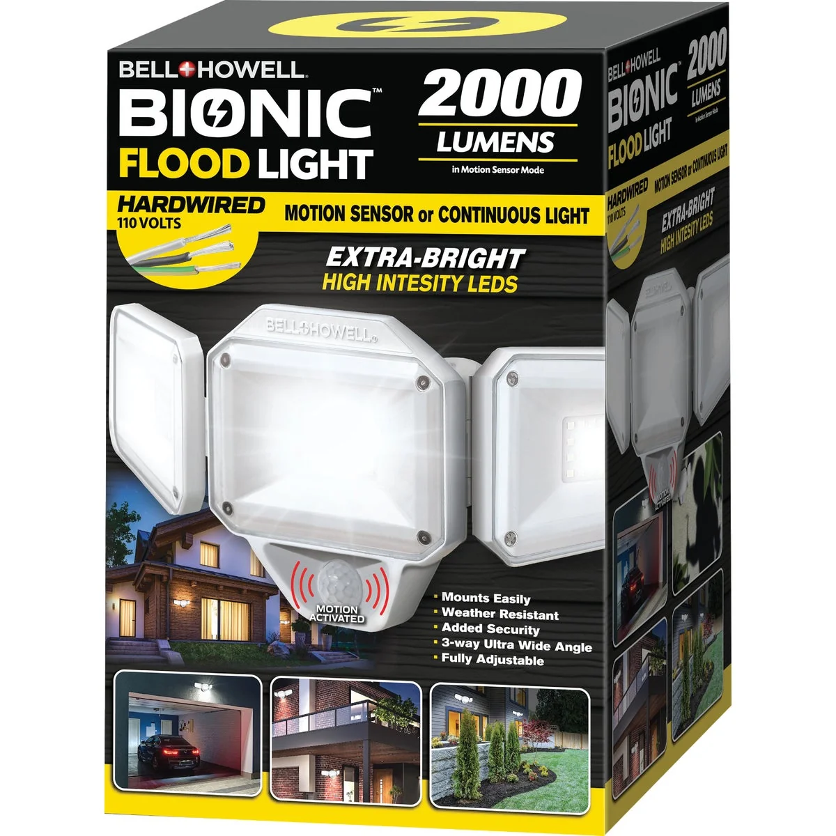 Fashionable Bell Howell Bionic Floodlight Hardwired Exclusive