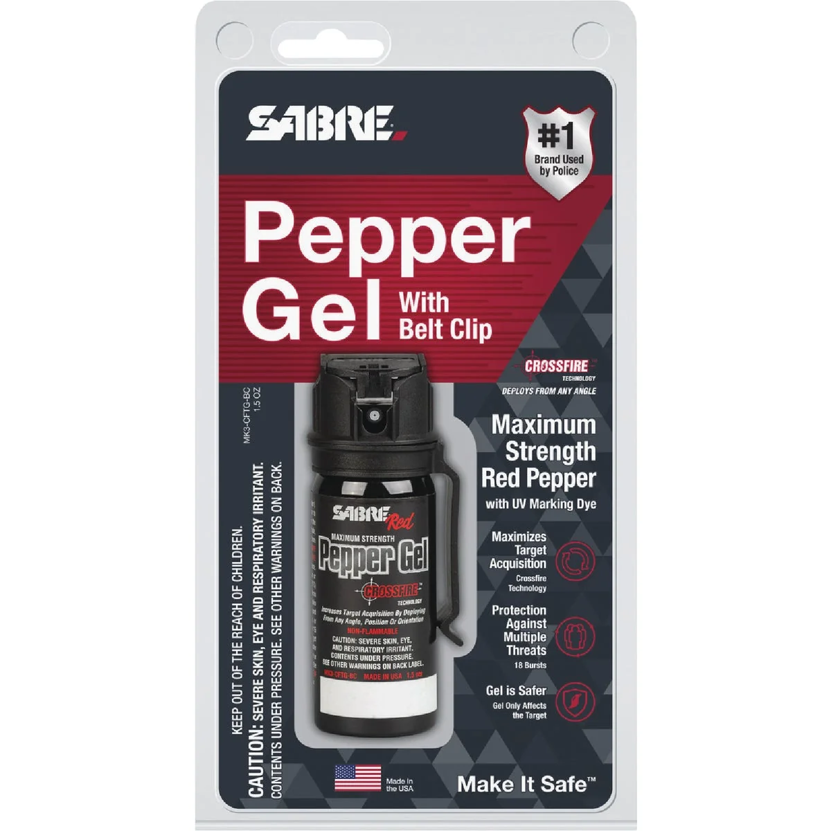 Unique Sabre Crossfire Pepper Gel World-Class