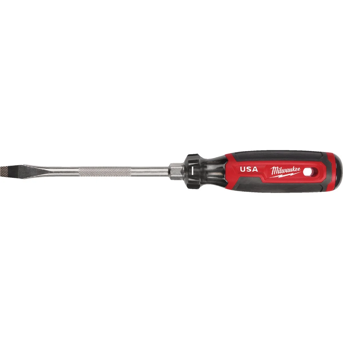 Expertly Made Milwaukee 5 16 In. x 6 In. Slotted Screwdriver with Cushion Grip Long-Lasting