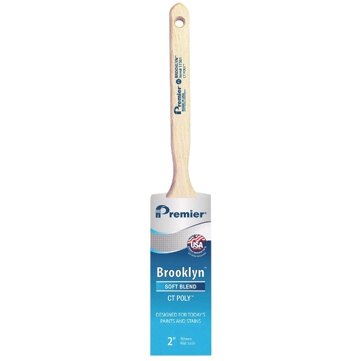 Fine Premier Brooklyn 2 In. Flat Sash CT Paint Brush Responsible