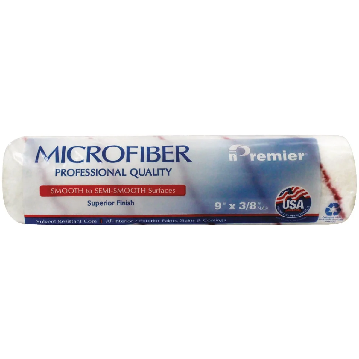 Expertly Made Premier 9 In. X 3 8 In. Microfiber Roller Cover High-Performance
