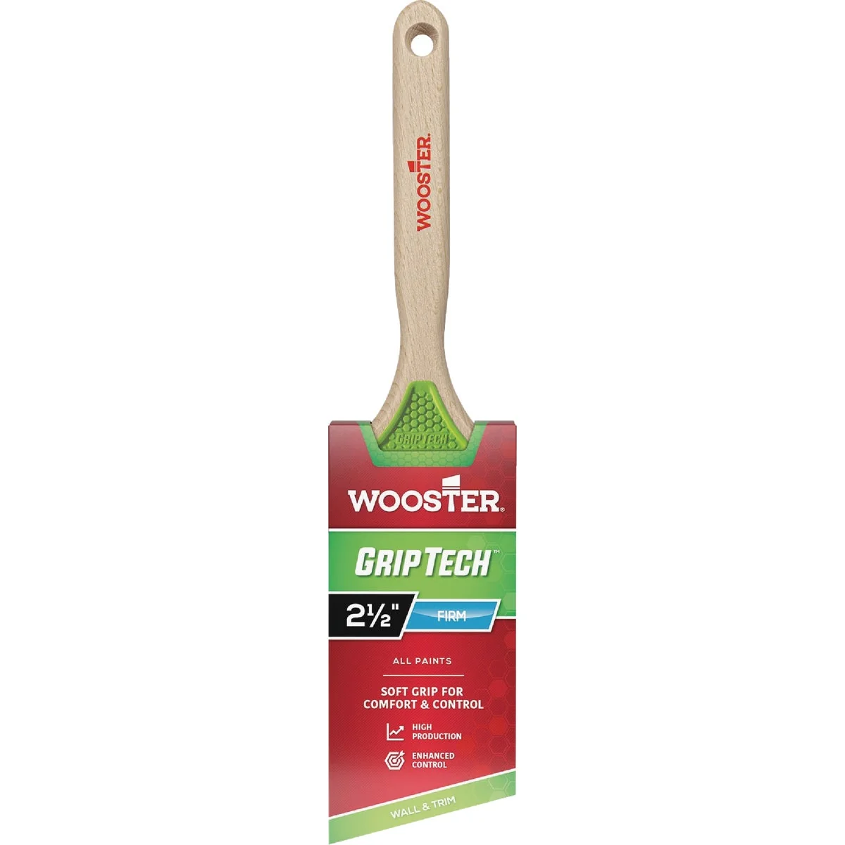 Crafted Wooster GripTech 2-1 2 In. Angle Sash Paintbrush Environmentally Friendly