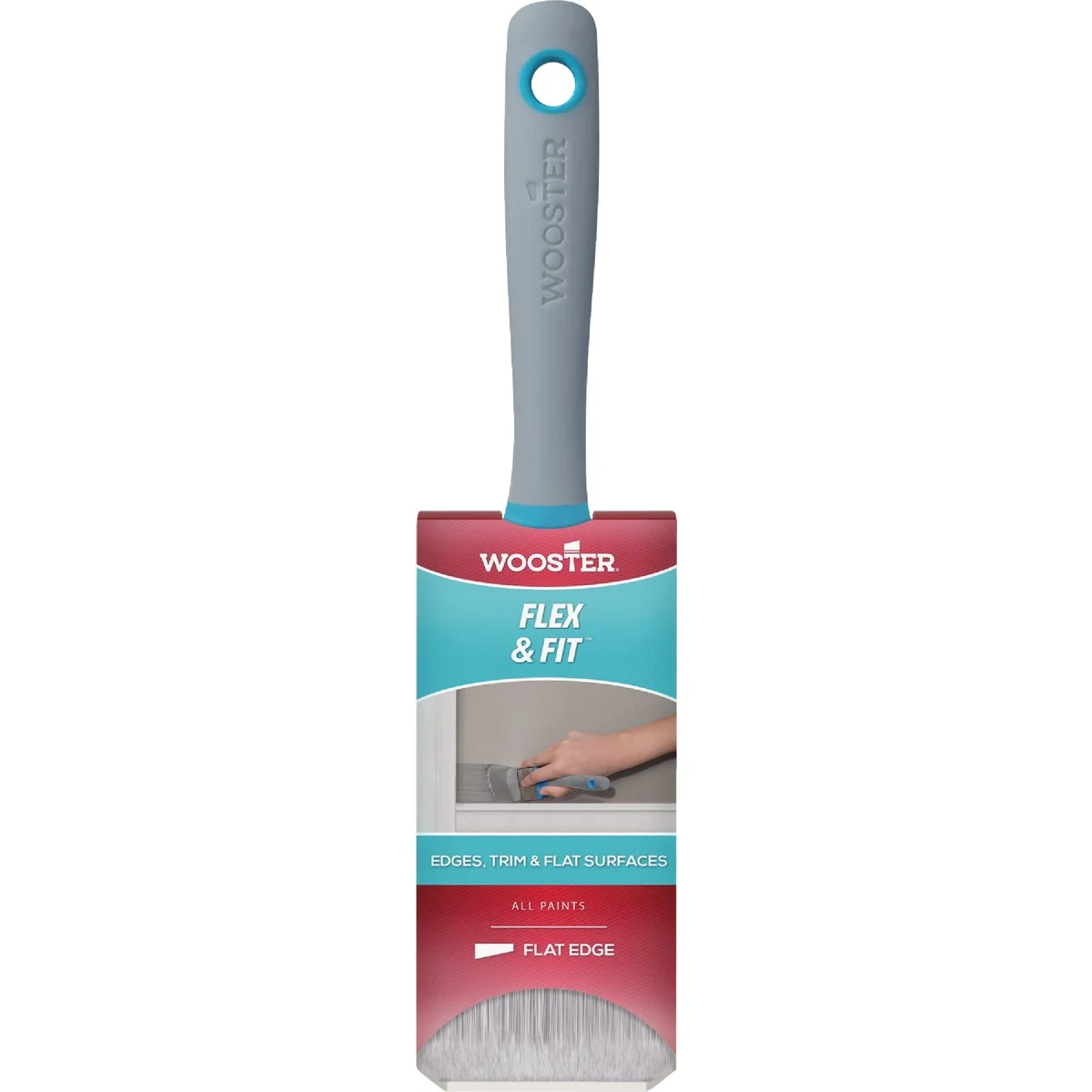 Detailed Wooster Flex Fit Flat Edge Brush First-Class