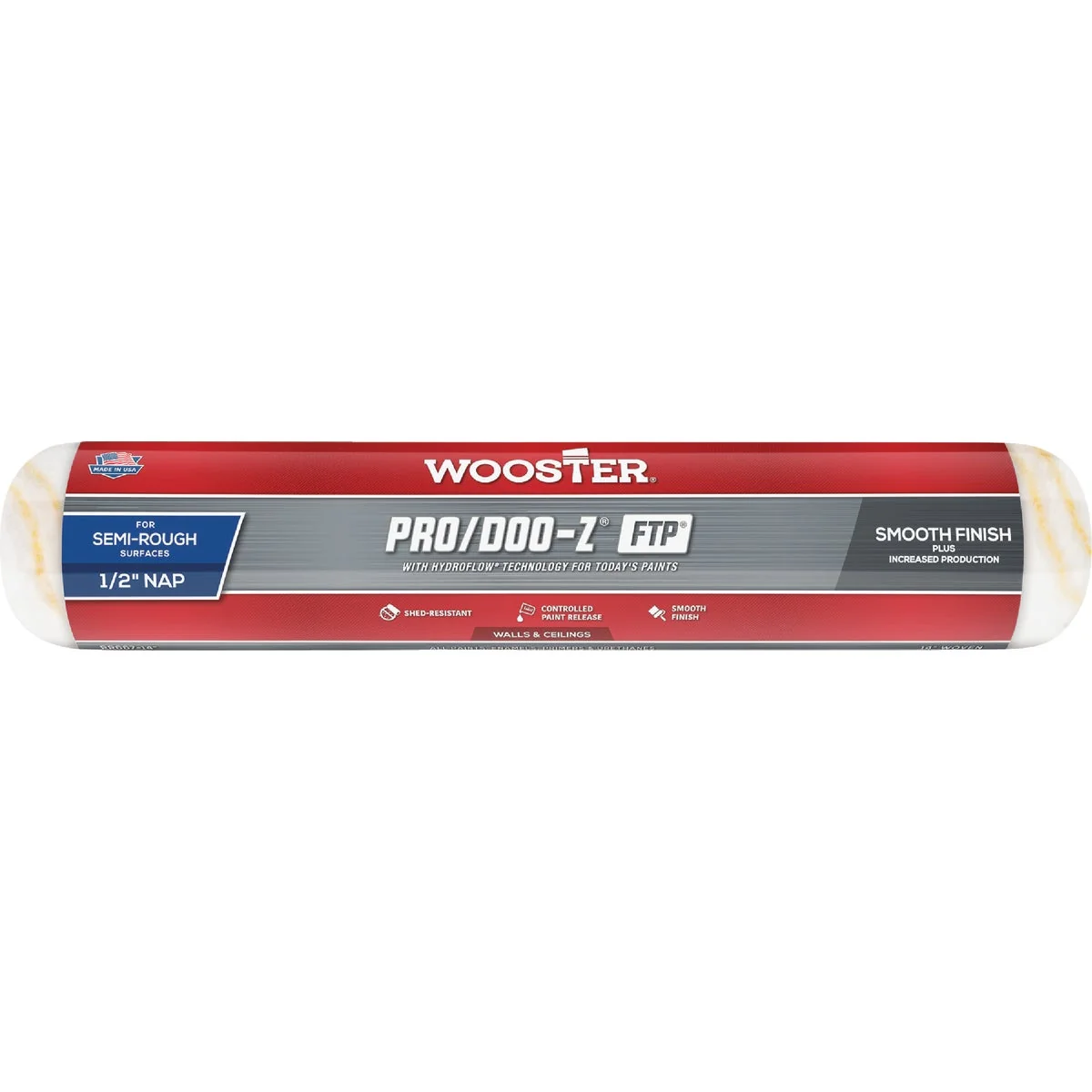 Top-Quality Wooster Pro Doo-Z FTP 1 2 In. Nap Roller Cover Convenient