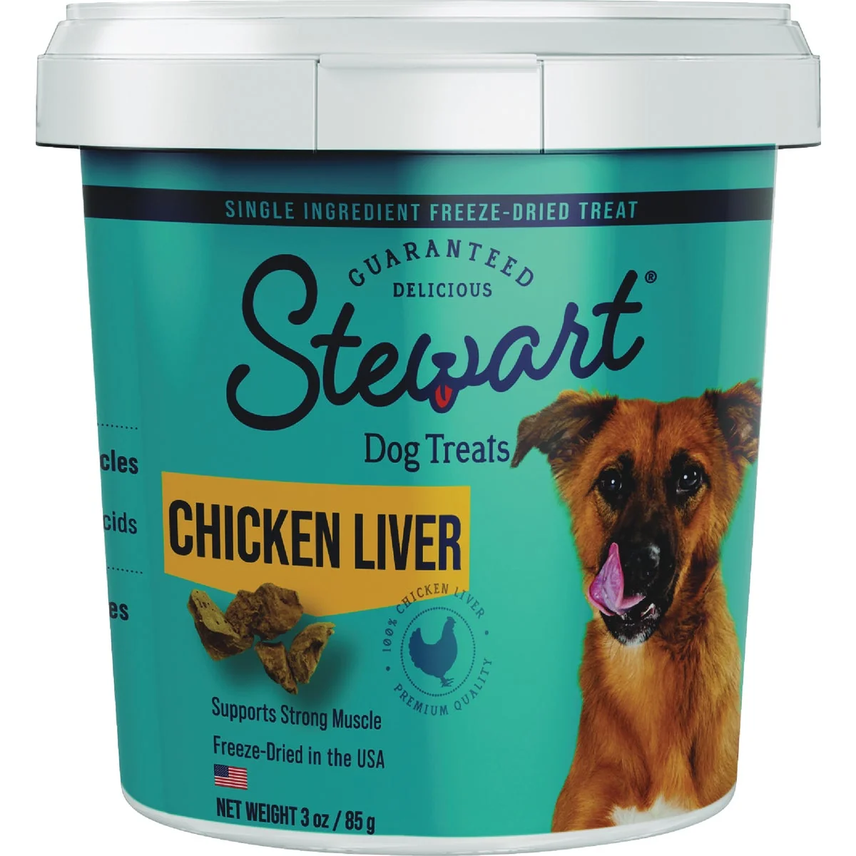 Flexible Stewart 3 Oz. ze-Dried Chicken Liver Dog Treat Healthy