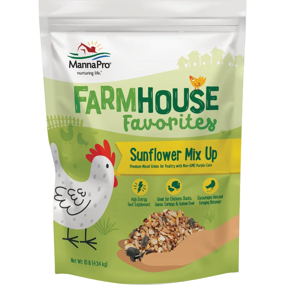 Pure Manna Pro Farmhouse Favorites 10 Lb. Sunflower Mix Up Natural