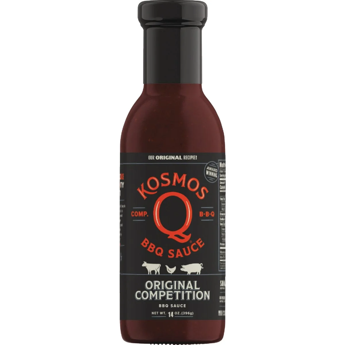 Dependable Kosmos Q 14 Oz. Competition BBQ Sauce Recyclable